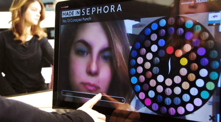 Sephora's ModiFace Displays