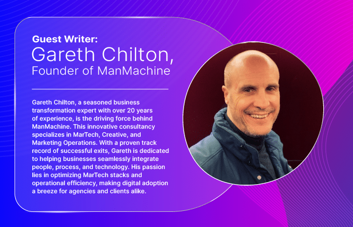 Gareth Chilton, Founder of ManMachine